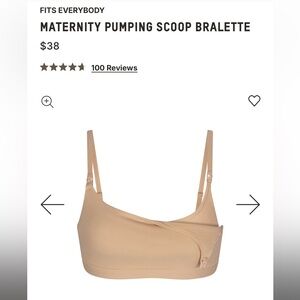 Skims Pumping Bra - Tan